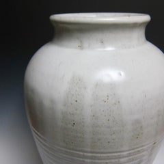 Large Wheel Thrown Textured Vase by Jason Fox