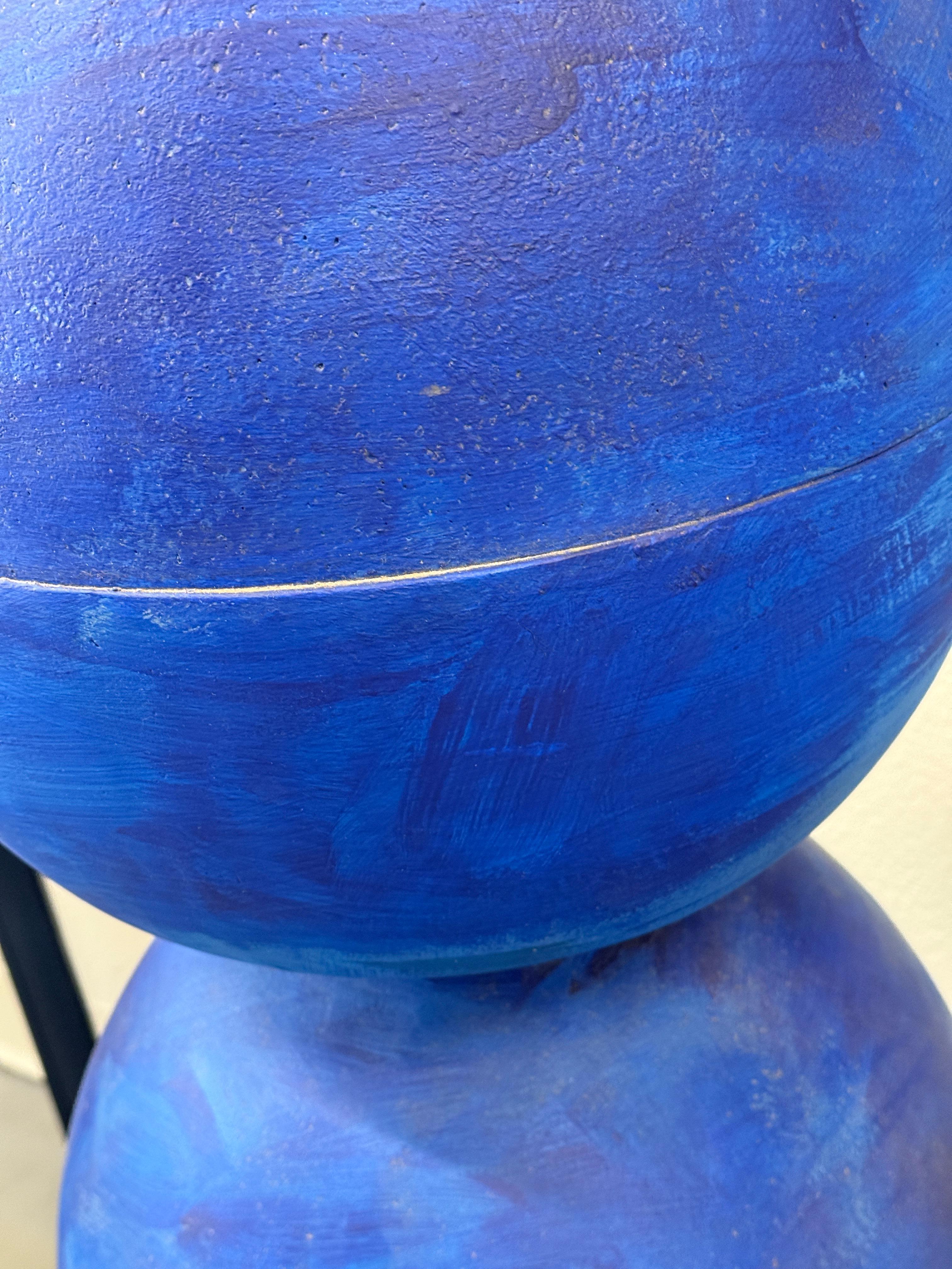 Grande sculpture abstraite Ball and Ball par l'artiste de Palm Springs en vente 7