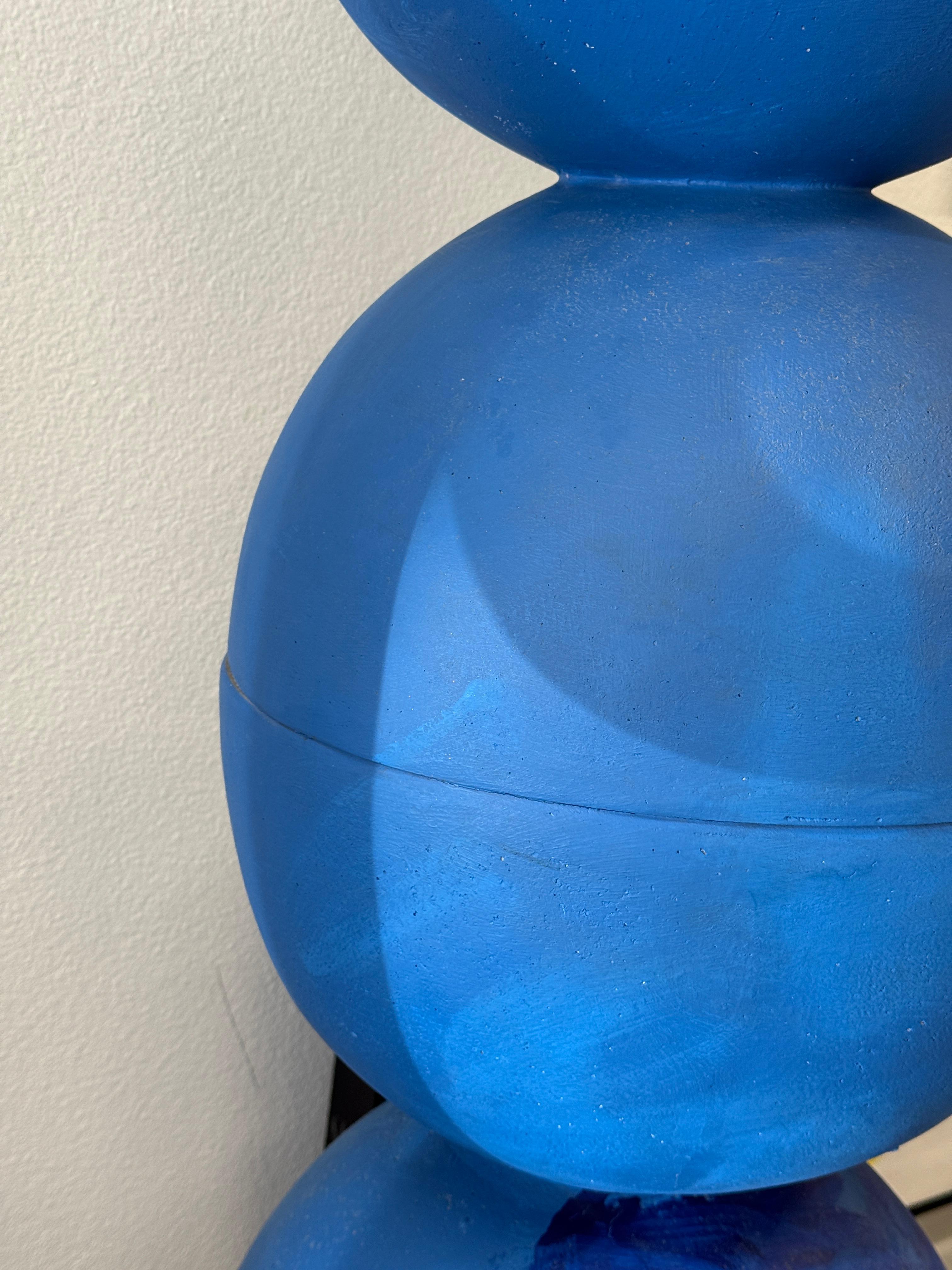 Grande sculpture abstraite Ball and Ball par l'artiste de Palm Springs en vente 13