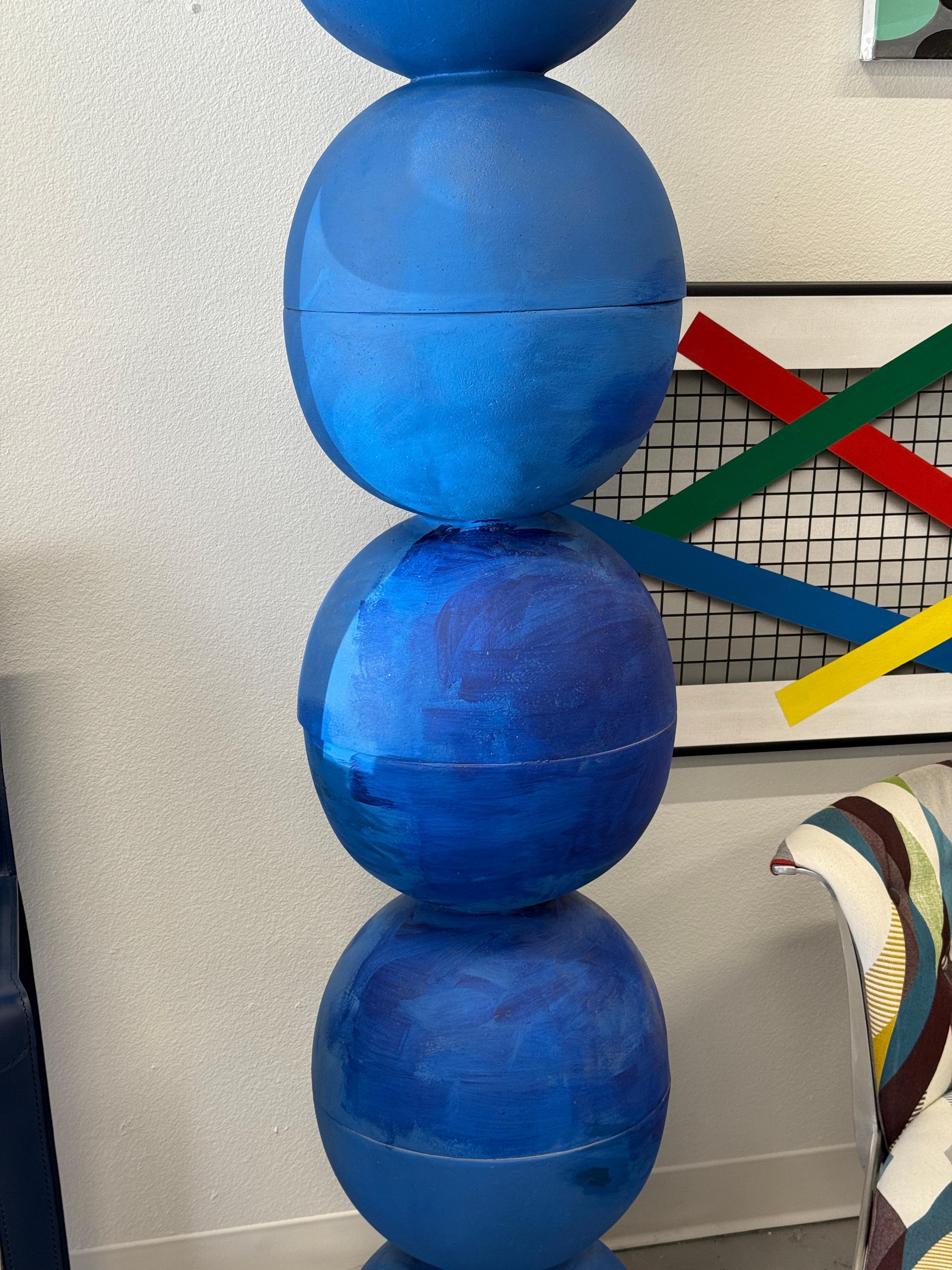 Américain Grande sculpture abstraite Ball and Ball par l'artiste de Palm Springs en vente
