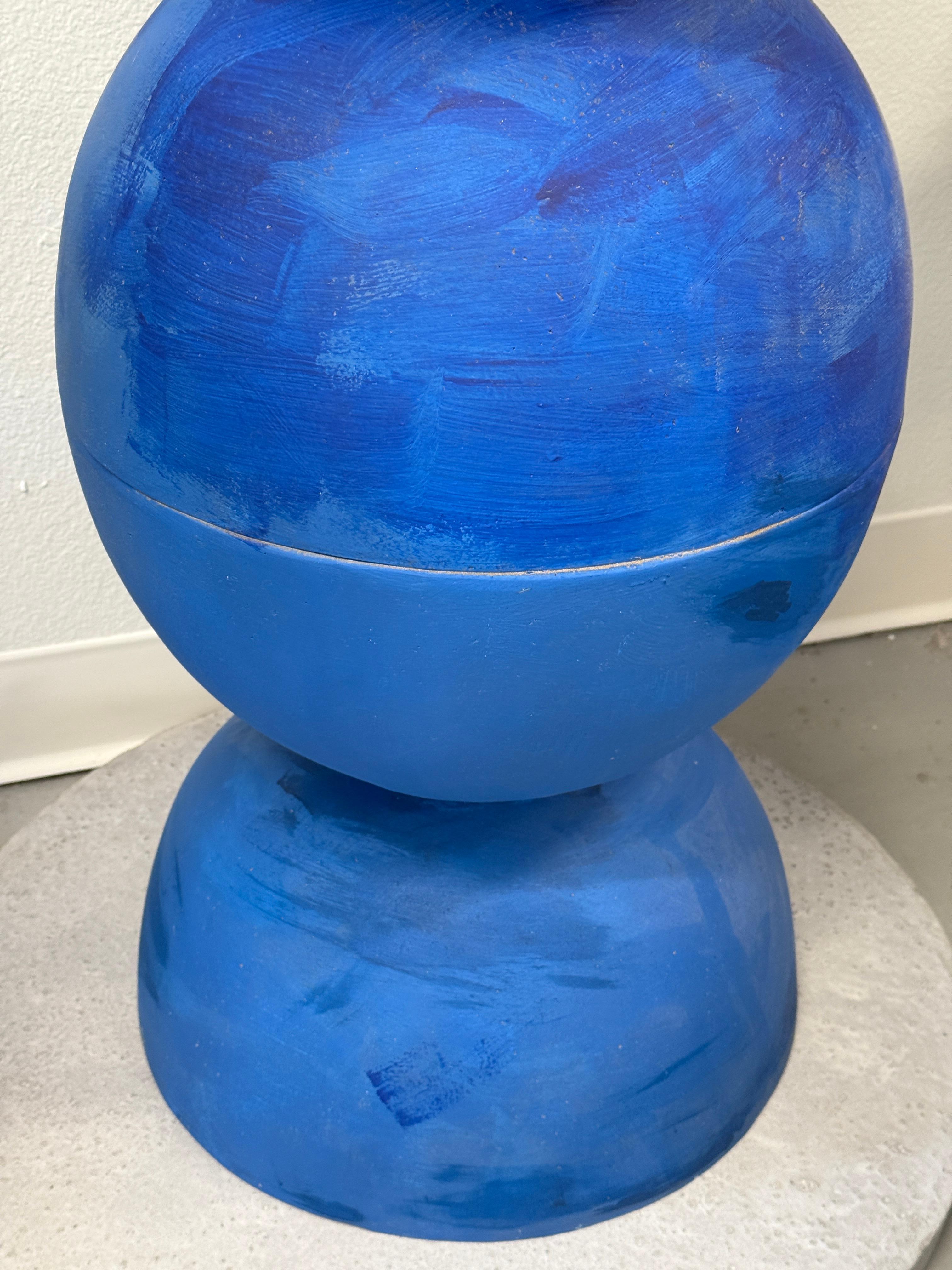 Fin du 20e siècle Grande sculpture abstraite Ball and Ball par l'artiste de Palm Springs en vente