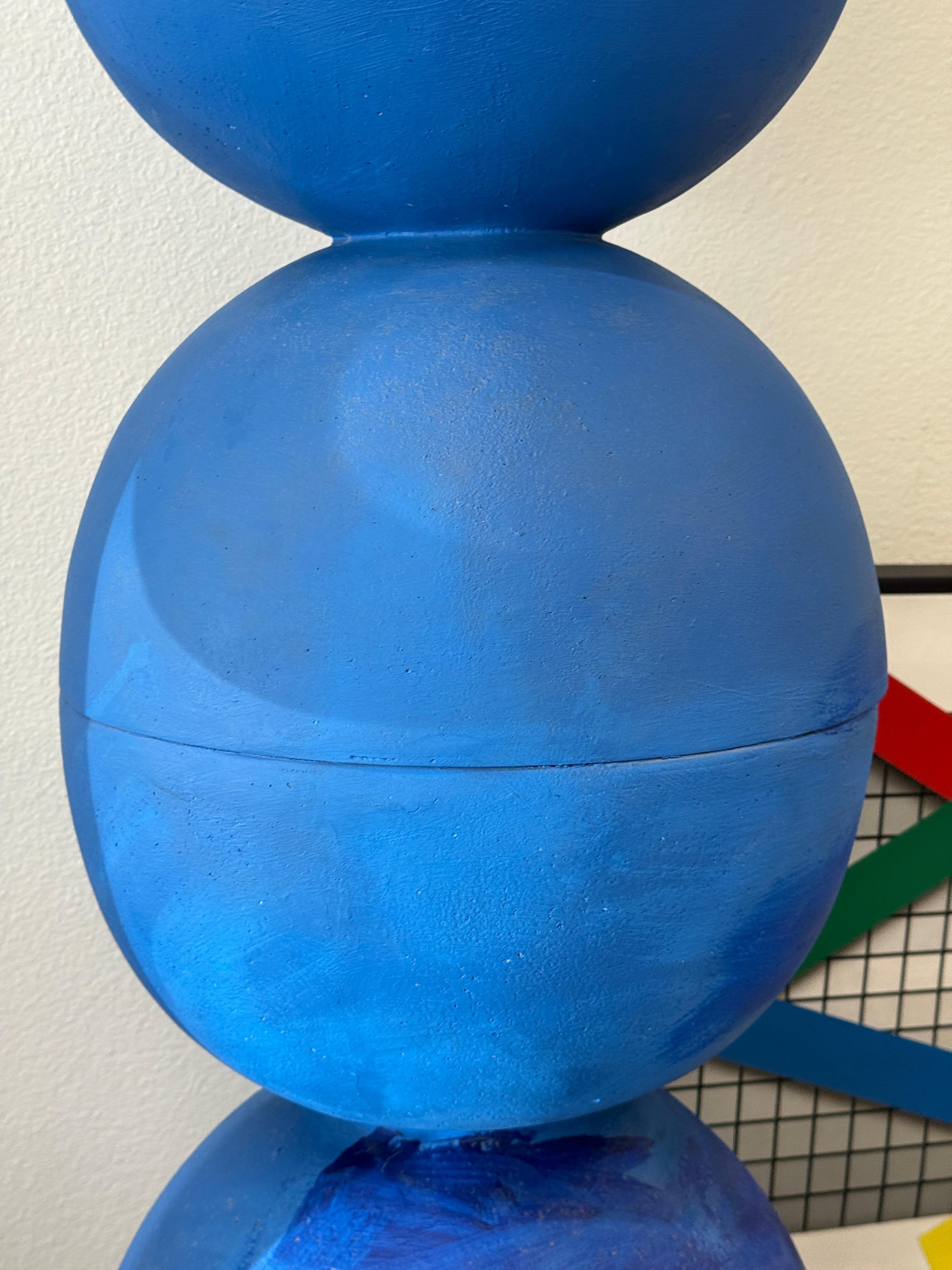 Grande sculpture abstraite Ball and Ball par l'artiste de Palm Springs en vente 2