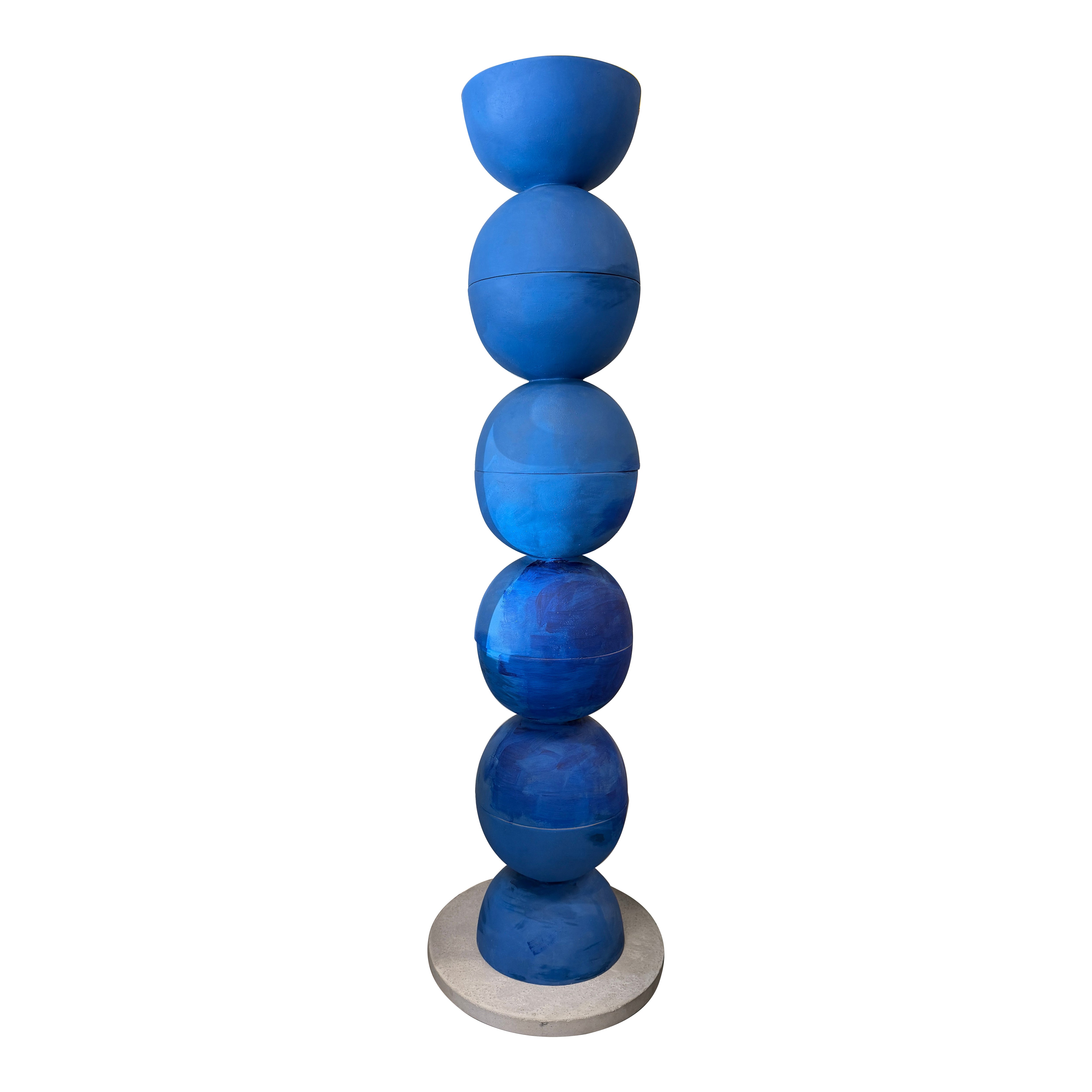Grande sculpture abstraite Ball and Ball par l'artiste de Palm Springs