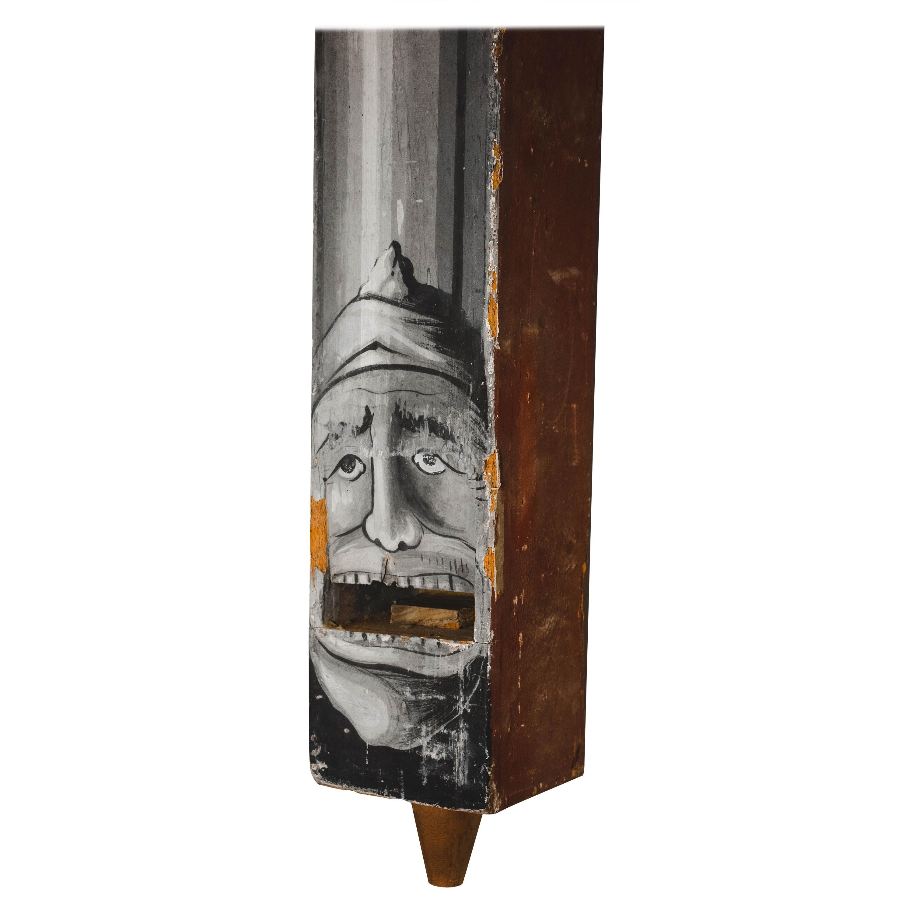 Large Whimsical Antique Wood Organ Pipe Case