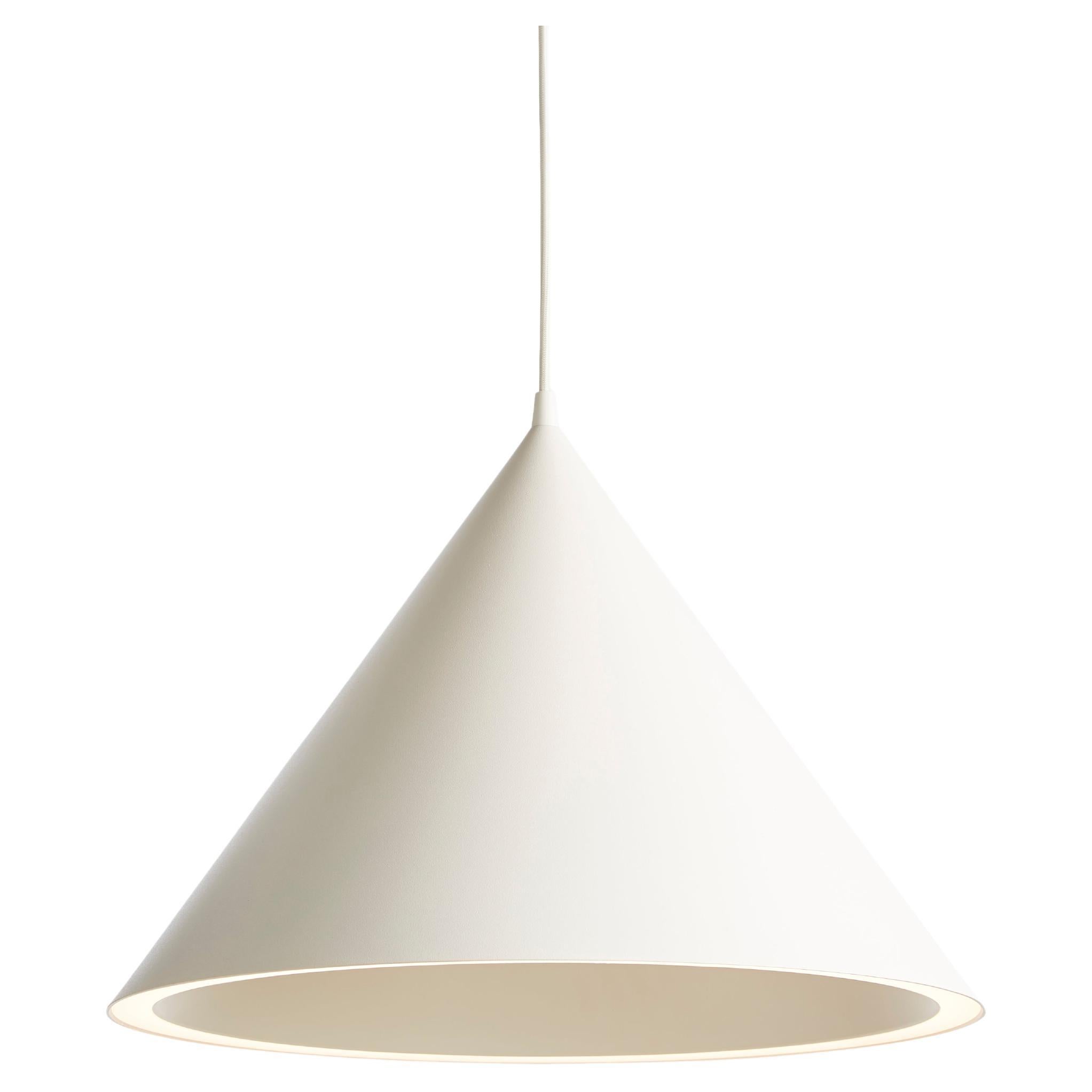 Large White Annular Pendant Lamp by MSDS Studio For Sale