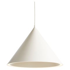 Large White Annular Pendant Lamp by MSDS Studio