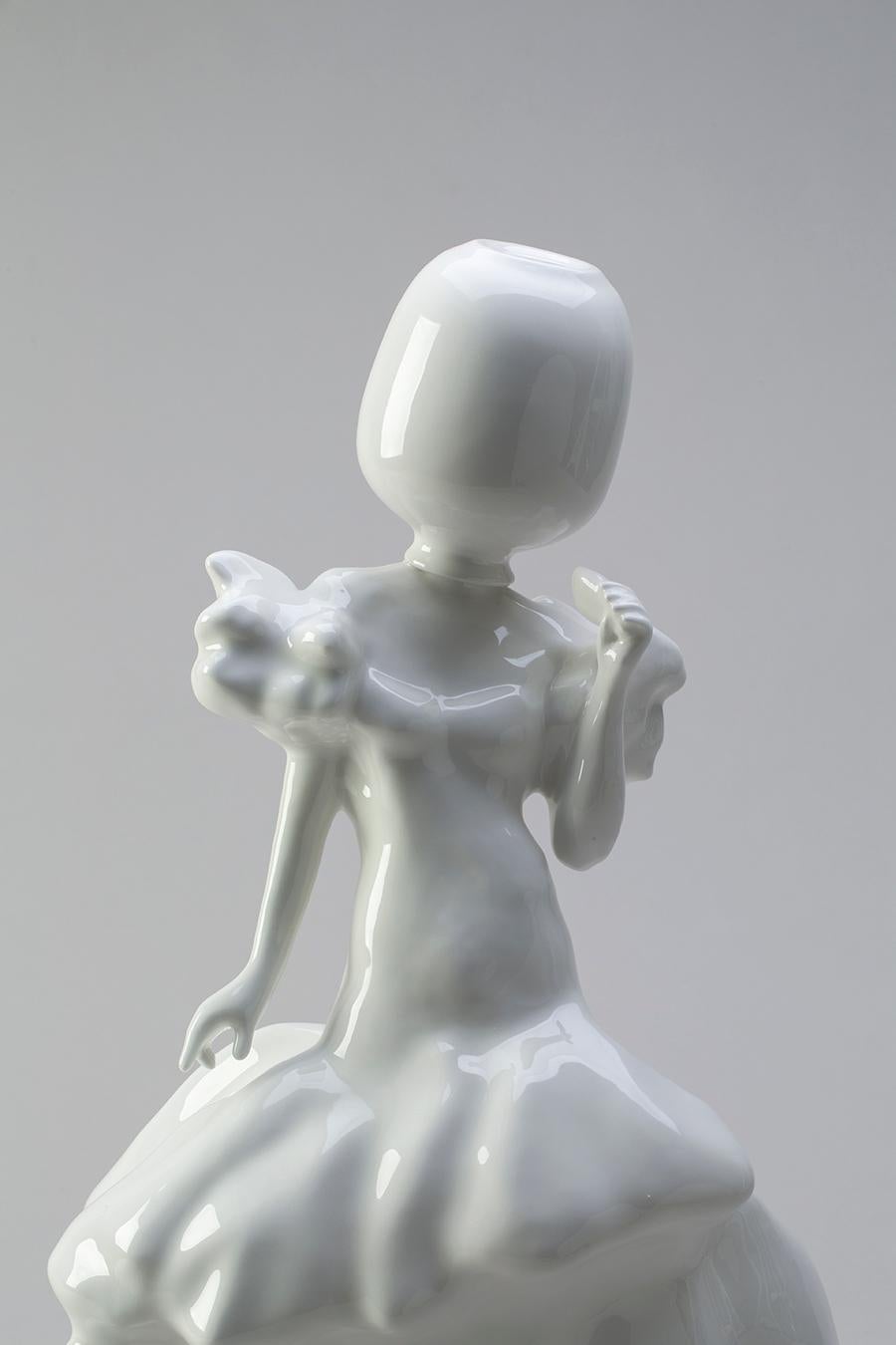 Grande sculpture en céramique blanche d'Andrea Salvatori, Italie, Contemporaine Neuf - En vente à London, GB
