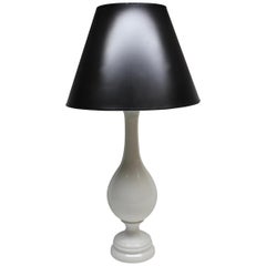 Large White Ceramic Table Lamp