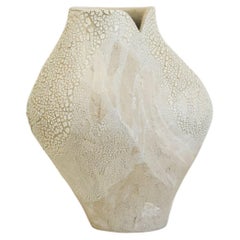 Large White Ceramic Vessel Lost Quarry Handcrafted Modern Vase
