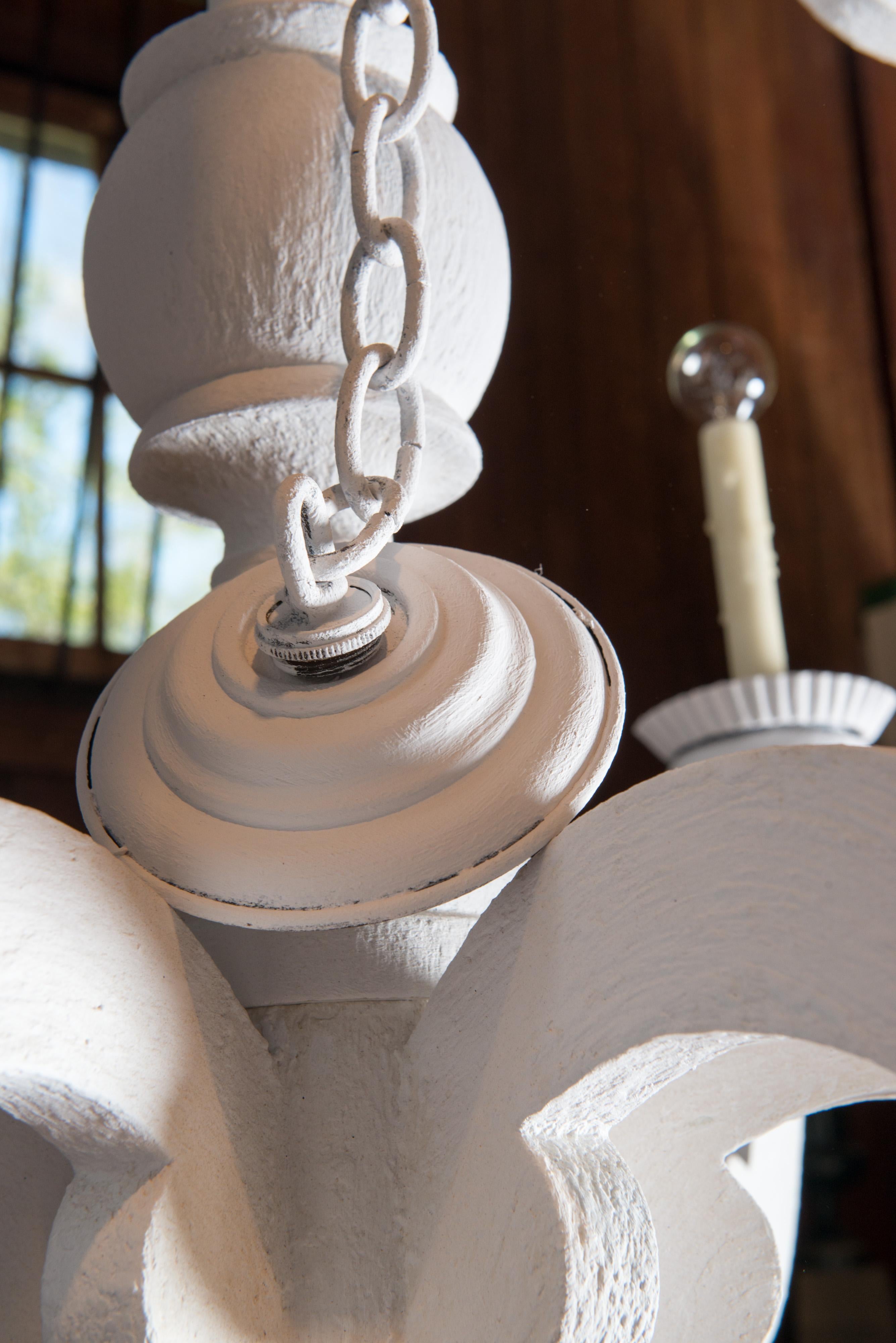Large White Chandelier 10