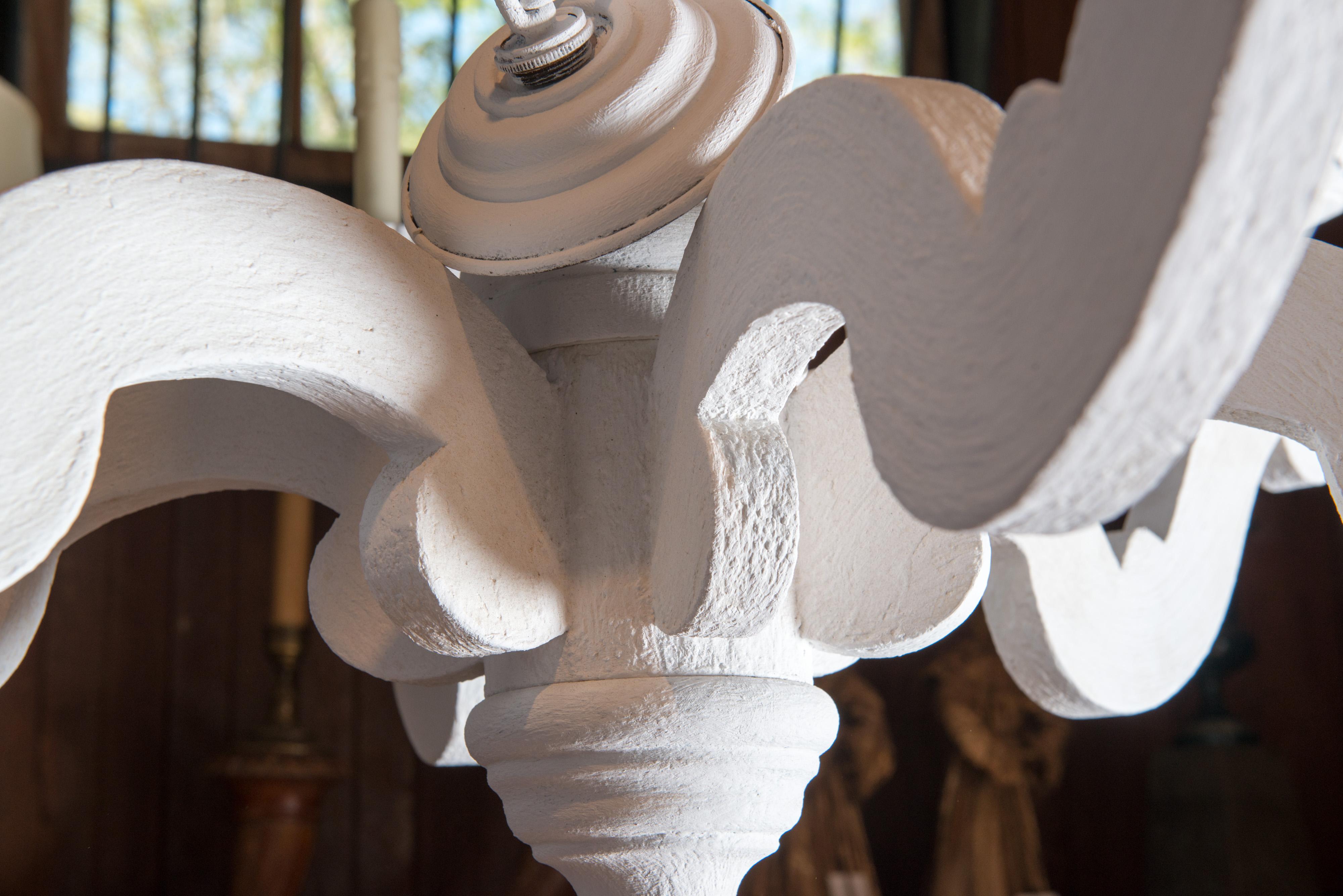 Large White Chandelier 11