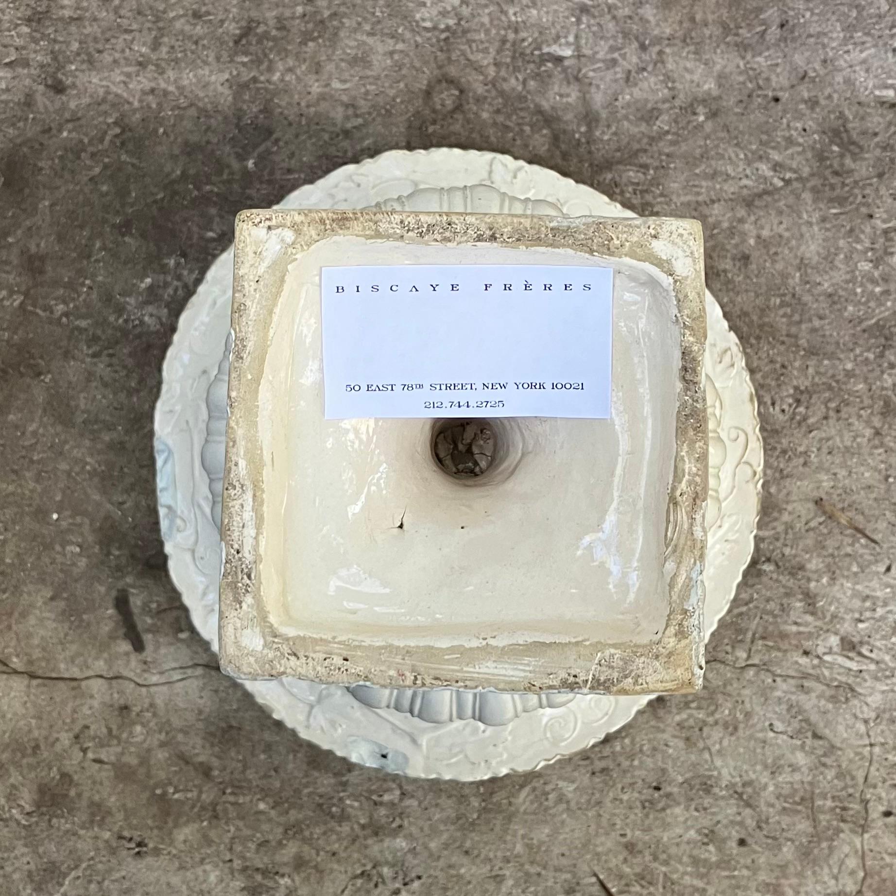 White Neoclassical Urn For Sale 6