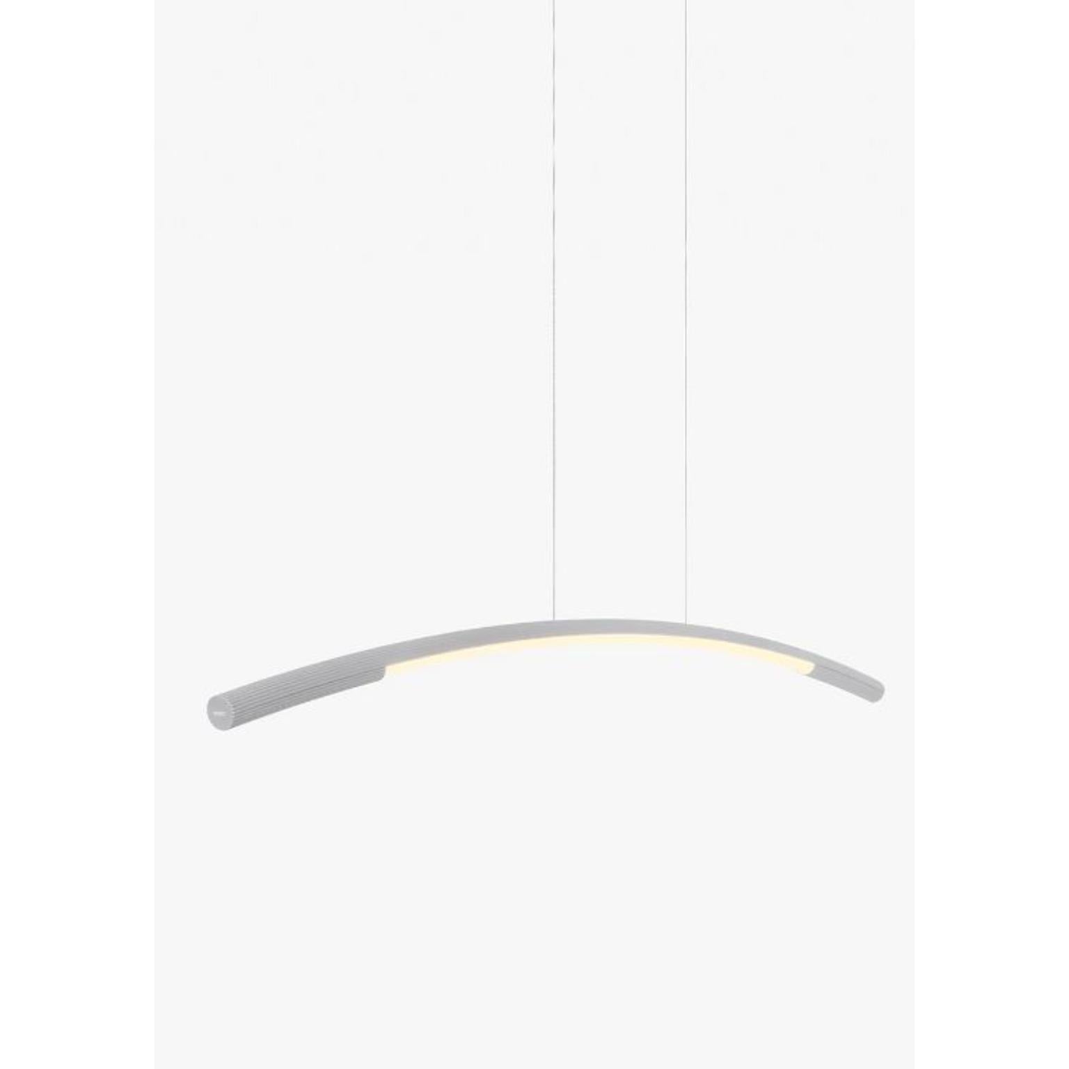Post-Modern Large White Palo Pendant Lamp by Wentz For Sale