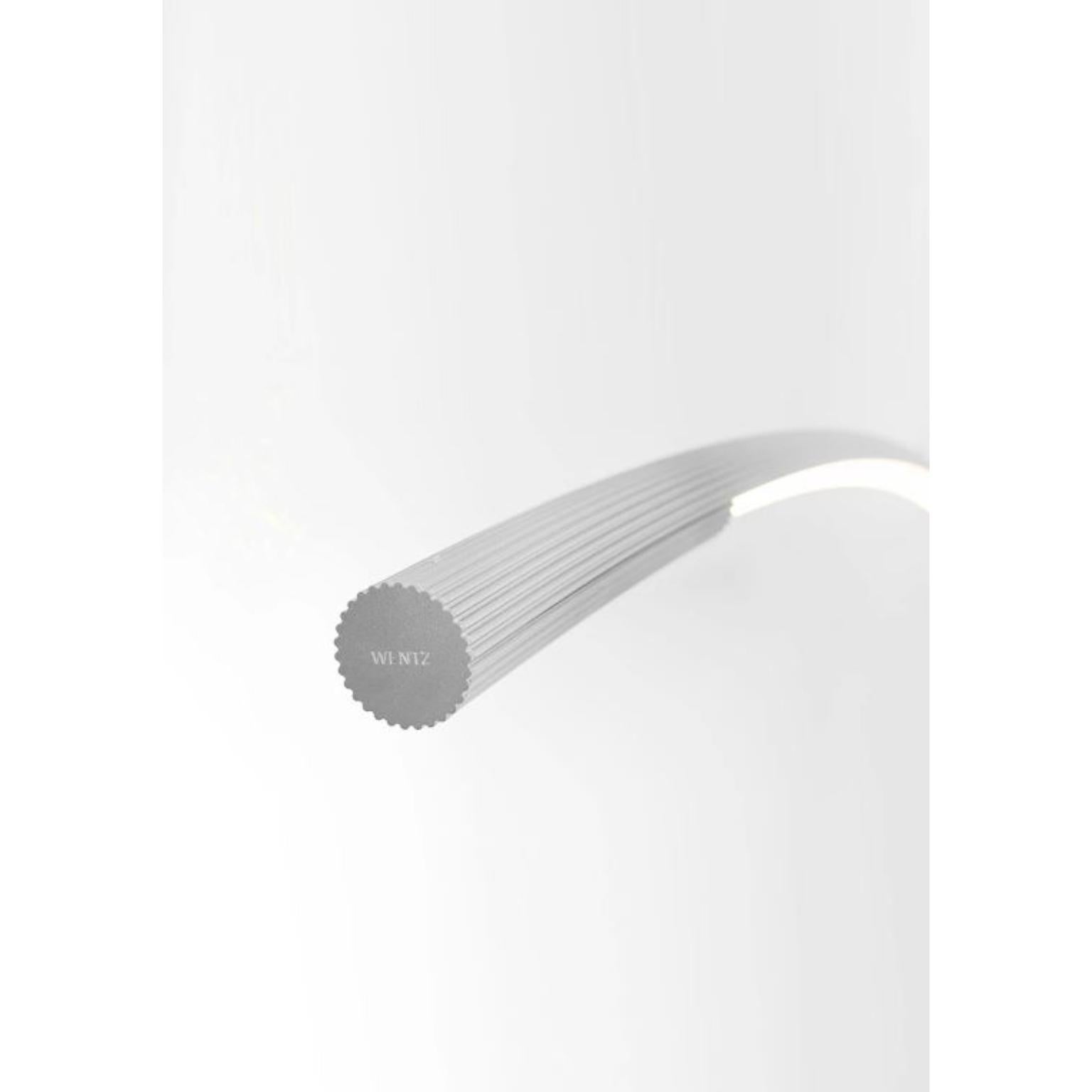 Brazilian Large White Palo Pendant Lamp by Wentz For Sale