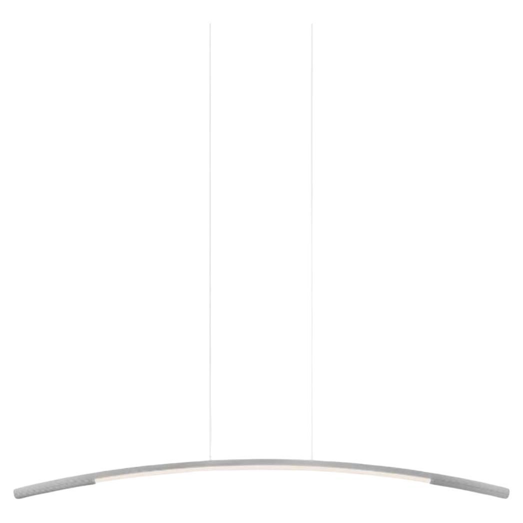 Large White Palo Pendant Lamp by Wentz For Sale