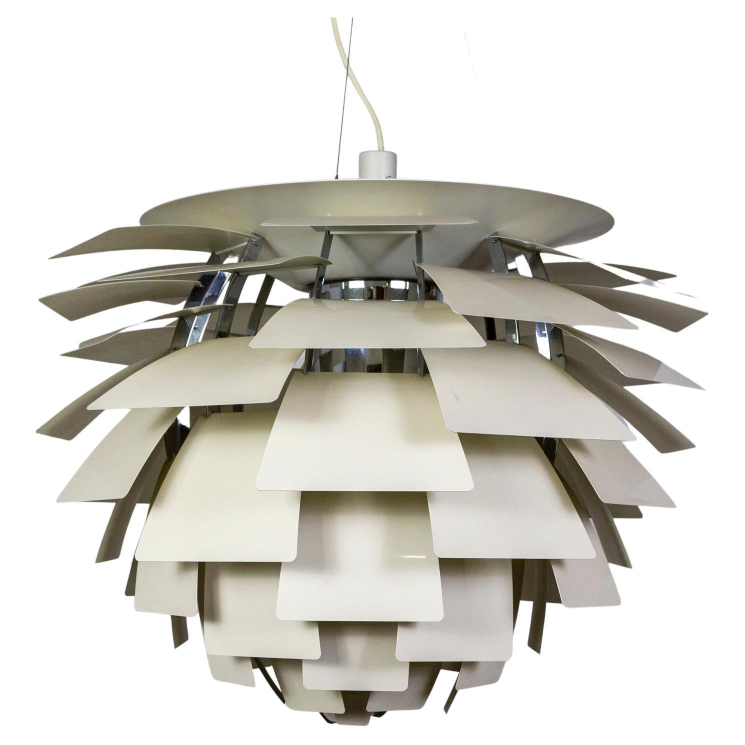 Large White PH Artichoke Pendant Light