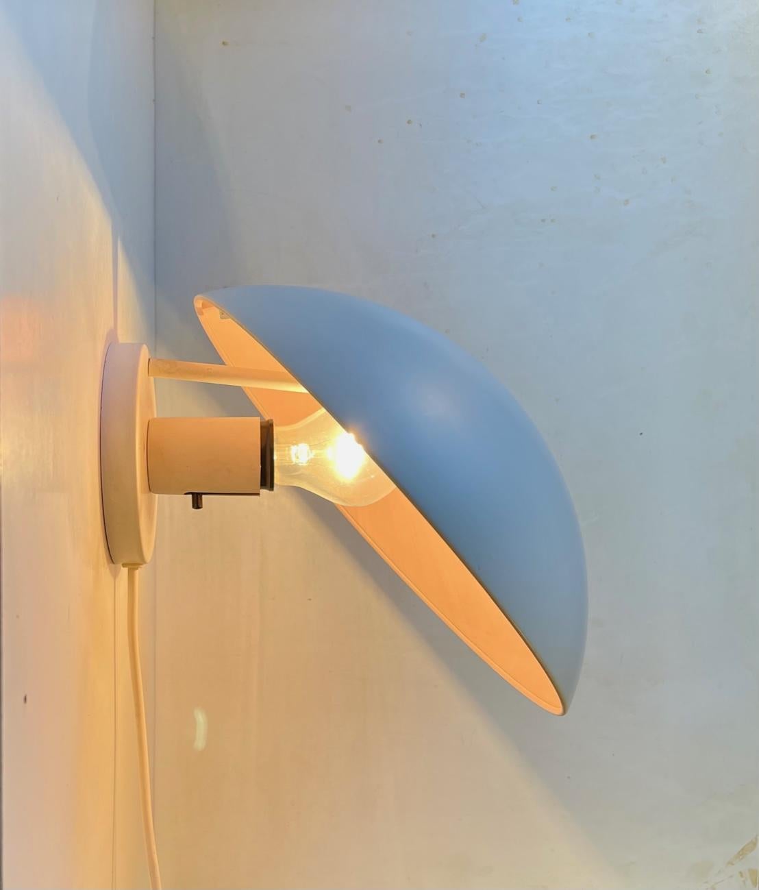 Powder-Coated Large White PH-Hat Wall Sconce by Poul Henningsen for Louis Poulsen, 1970s