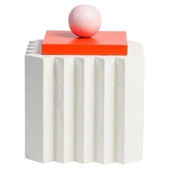 Große, weiße Plizé-Box von Made by Choice