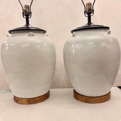 Large White Porcelain lamps