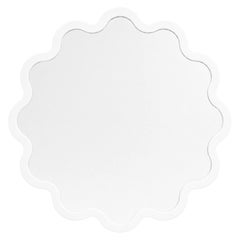 Large Organic Round Wall Mirror for Hospitality Interiors – Hvyli Round 100
