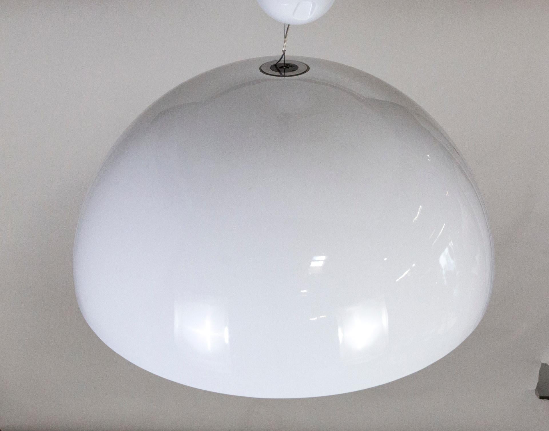 Large White Skygarden Dome Pendant Light by Flos, Marcel Wanders 3
