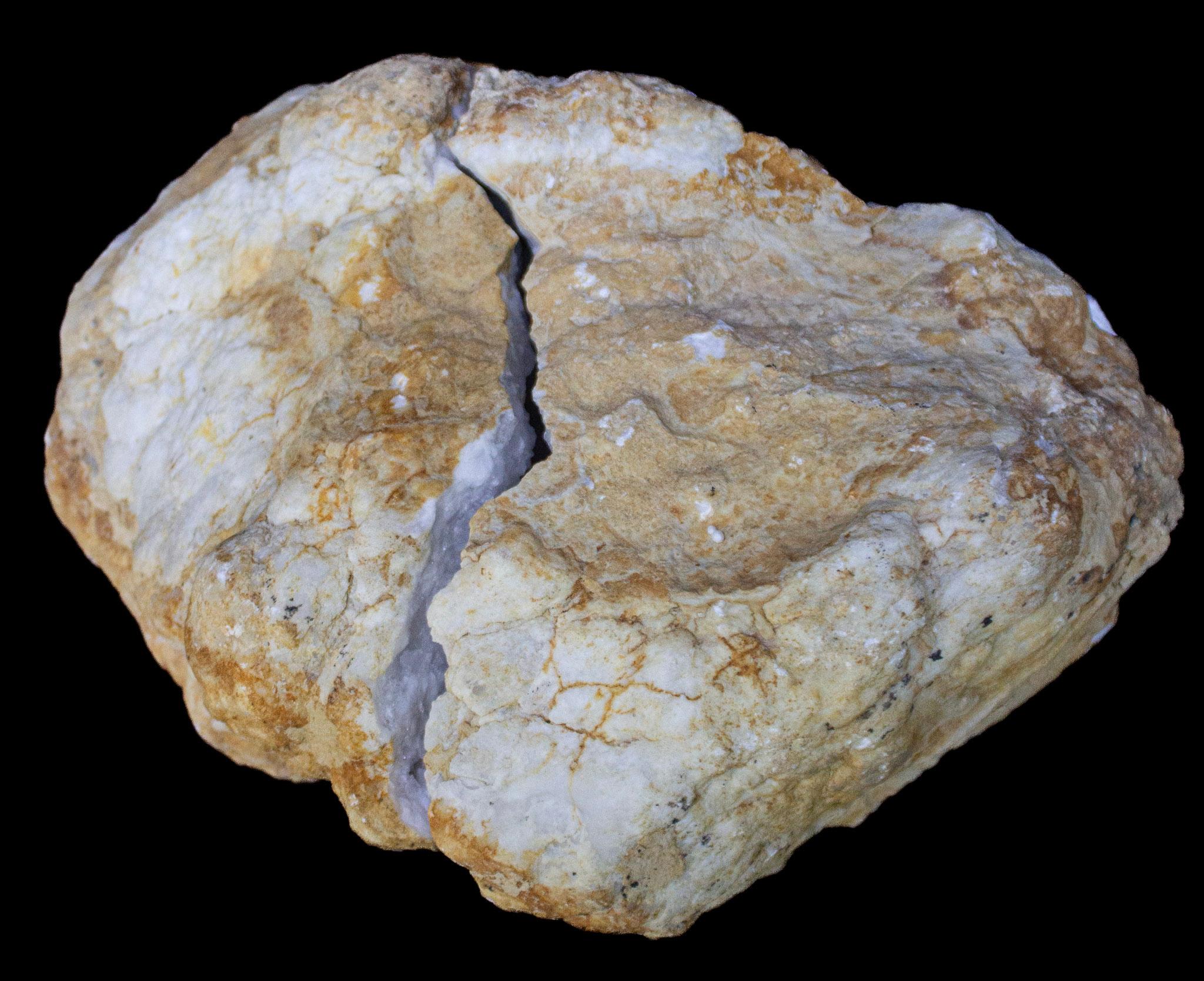 Large White Split Crystal Geodes with Natural Baroque Pearls For Sale 1