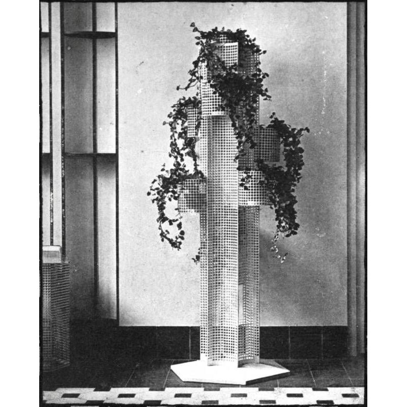 Autrichien Grand Wiener Werkstaette Koloman Moser Flower Stand, Jardiniere, Re-Edition en vente