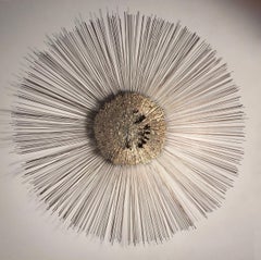 Large William and Bruce Friedle Sunburst Wall Sculpture