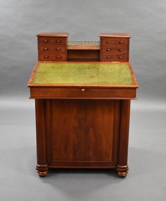 Large William IV Mahogany Davenport