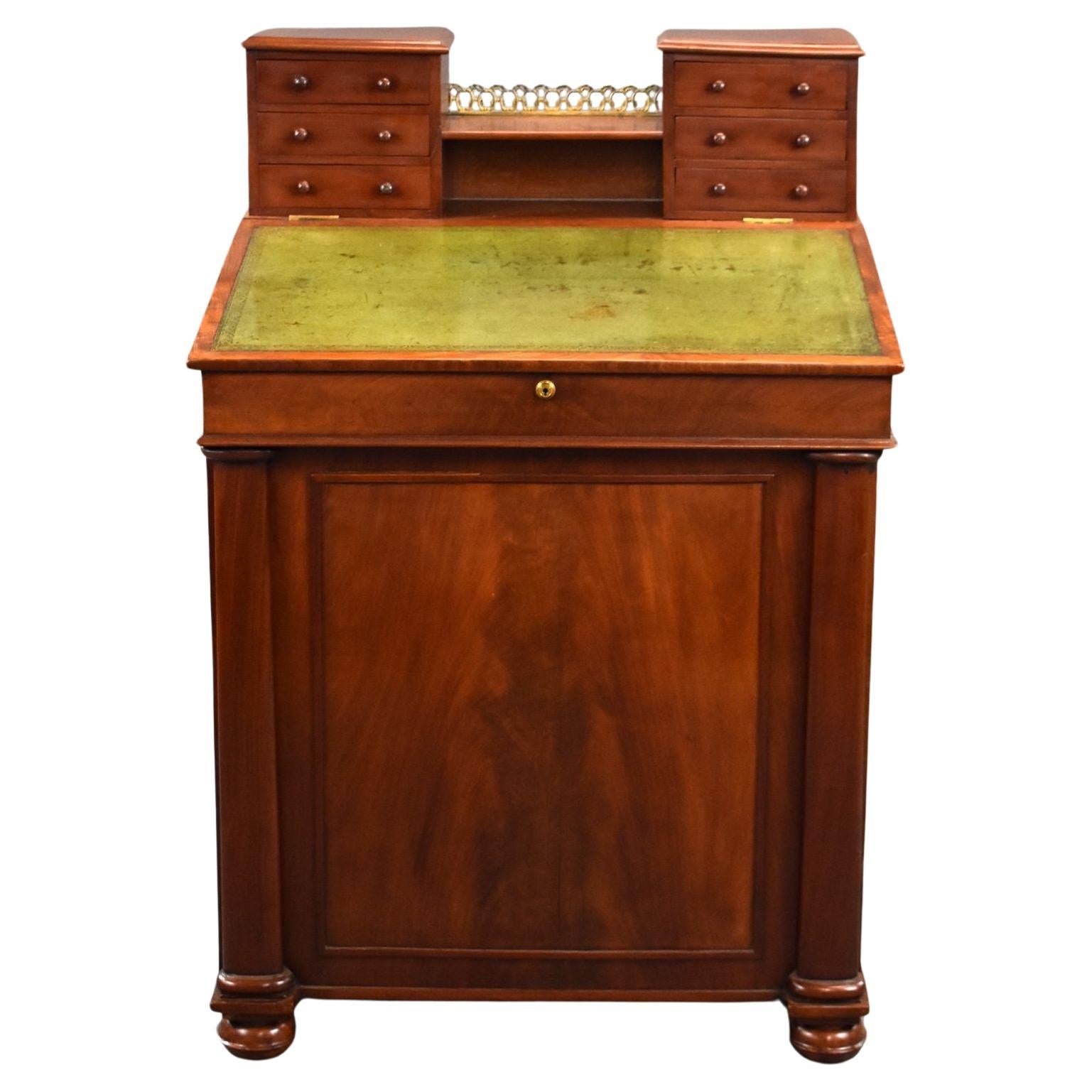 Large William IV Mahogany Davenport