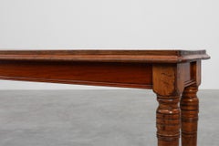 Large William IV Walnut Console Table, United Kingdom ca. 1840