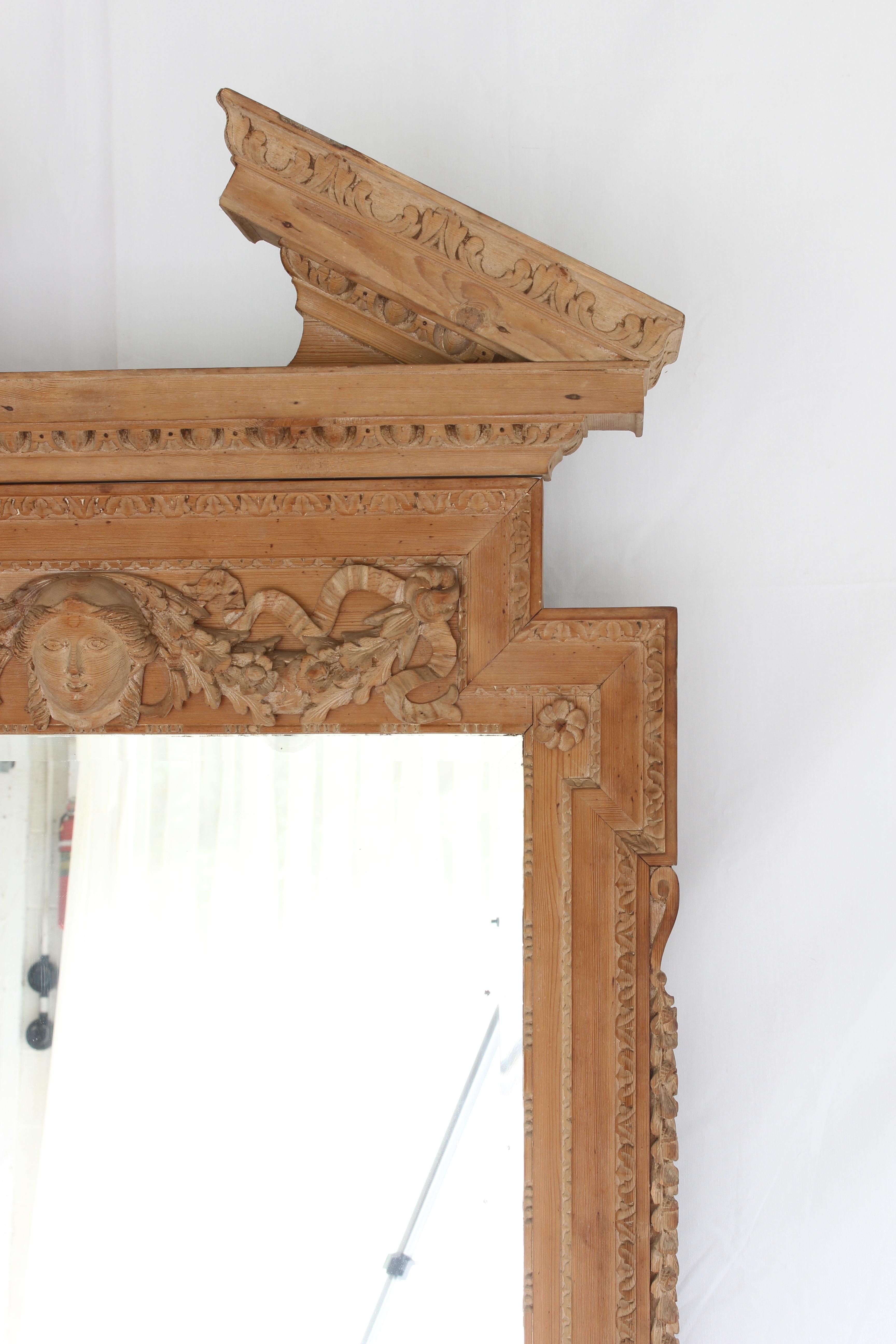 George II Large William Kent Style Architectural Mirror