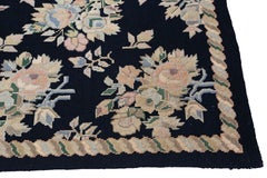 Large William Morris Style Needlepoint Rug Carpet