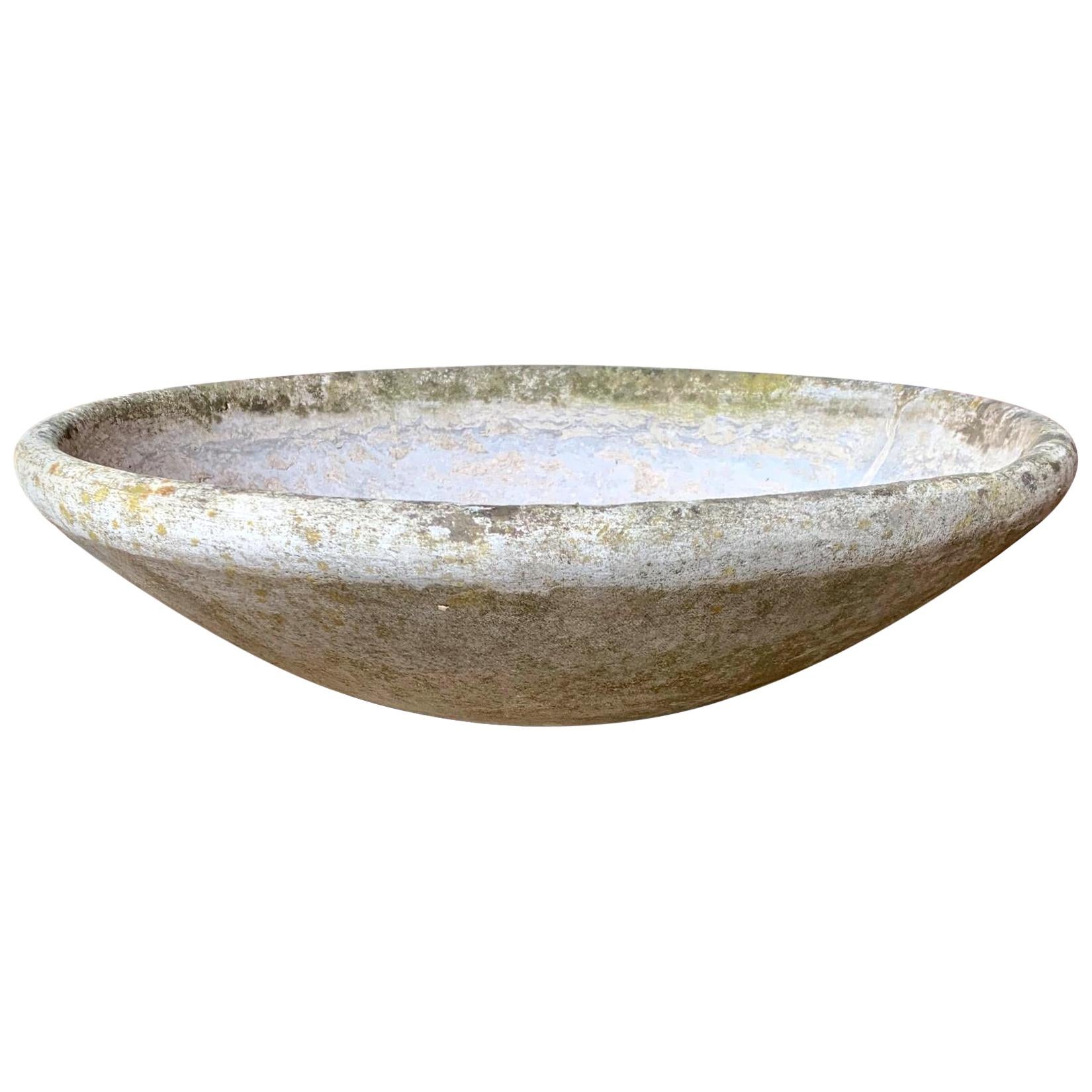 Large Willy Guhl Cement Bowl