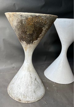 Large Willy Guhl Diabolo Planters - 38” high