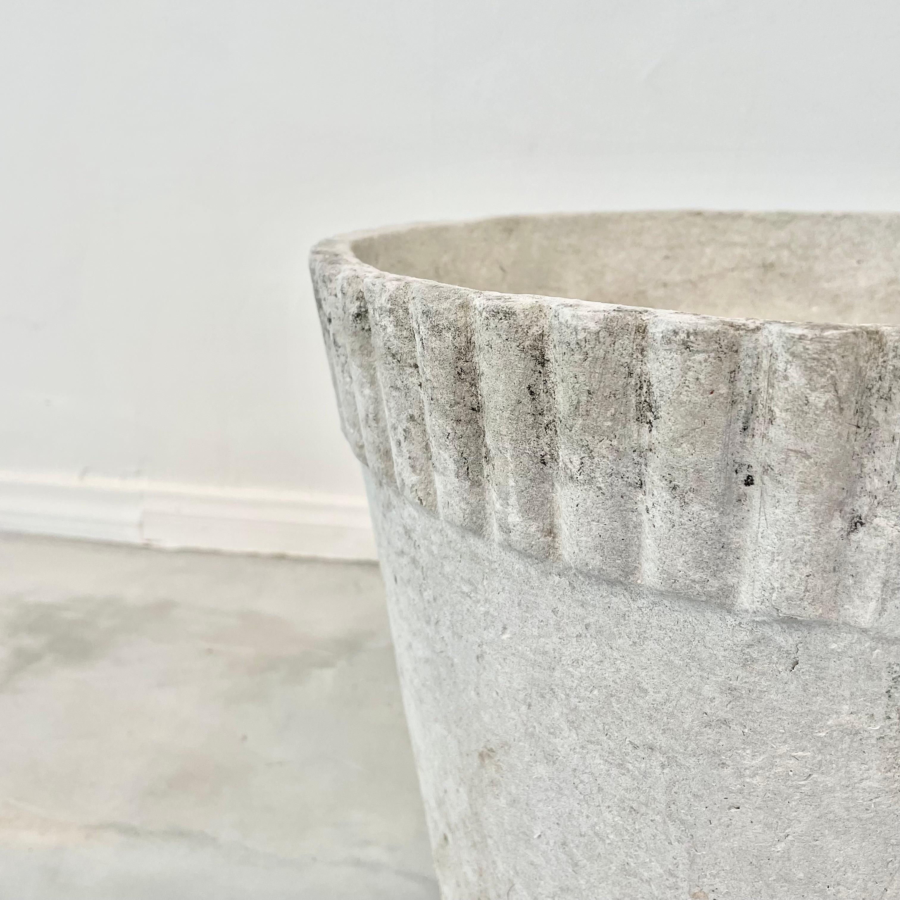 Concrete Large Willy Guhl Flower Pot, 1970s Switzerland For Sale