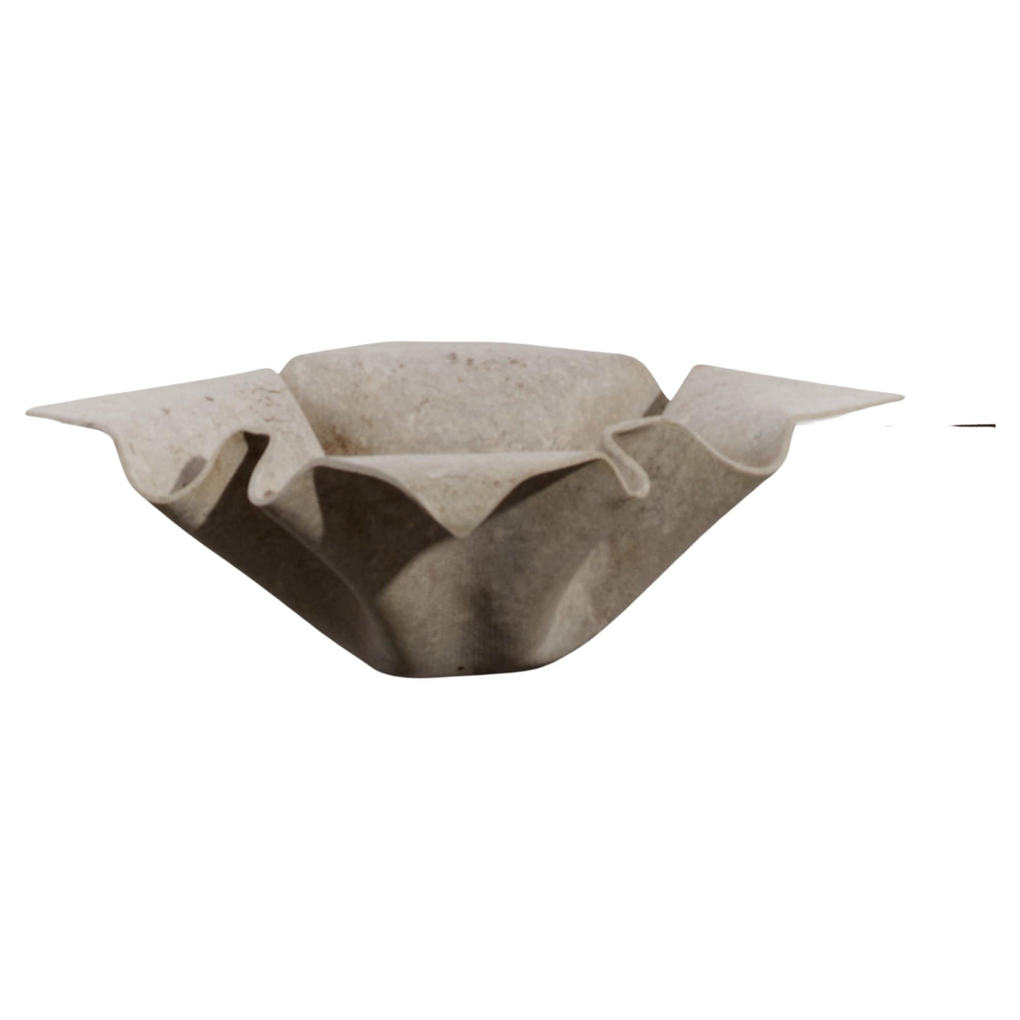 Large Willy Guhl handkerchief elephant ear garden planter for Eternit