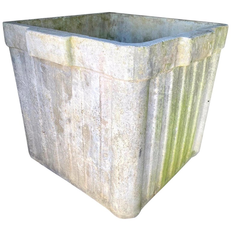 Willy Guhl Ridged Large Box Planters For Sale At 1stDibs Willy guhl ridged large box planters for sale at 1stdibs