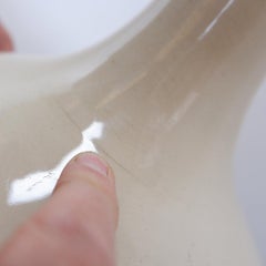 Large wine carafe decorated with the coats of arms of King William III and Queen