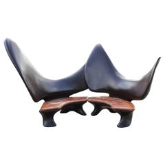 Grand canapé Wing Booth de Jordan Mozer