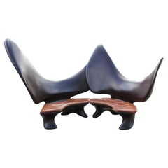 Large Wing Booth Sofa / Settee by Jordan Mozer