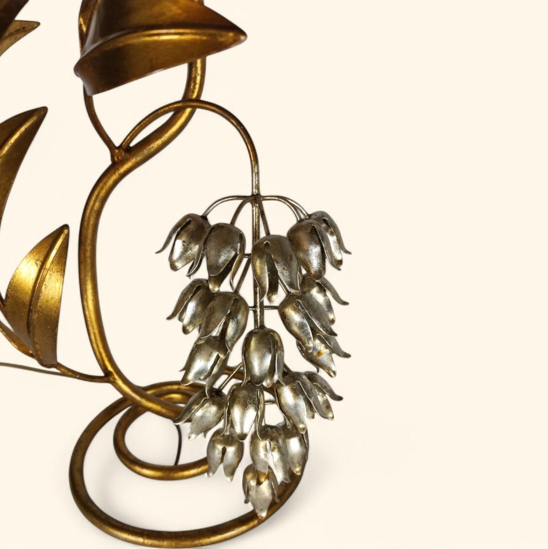 Mid-Century Modern Large “Wisteria” Lamp by Hans Kögl / Maison Jansen, 1960s-1970s For Sale
