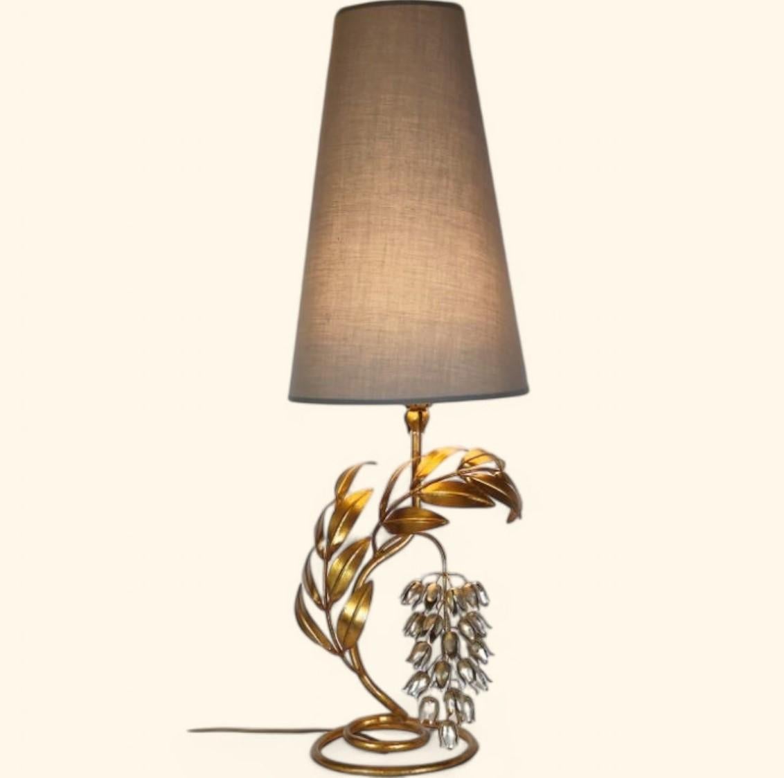 Large “Wisteria” Lamp by Hans Kögl / Maison Jansen, 1960s-1970s For Sale 1