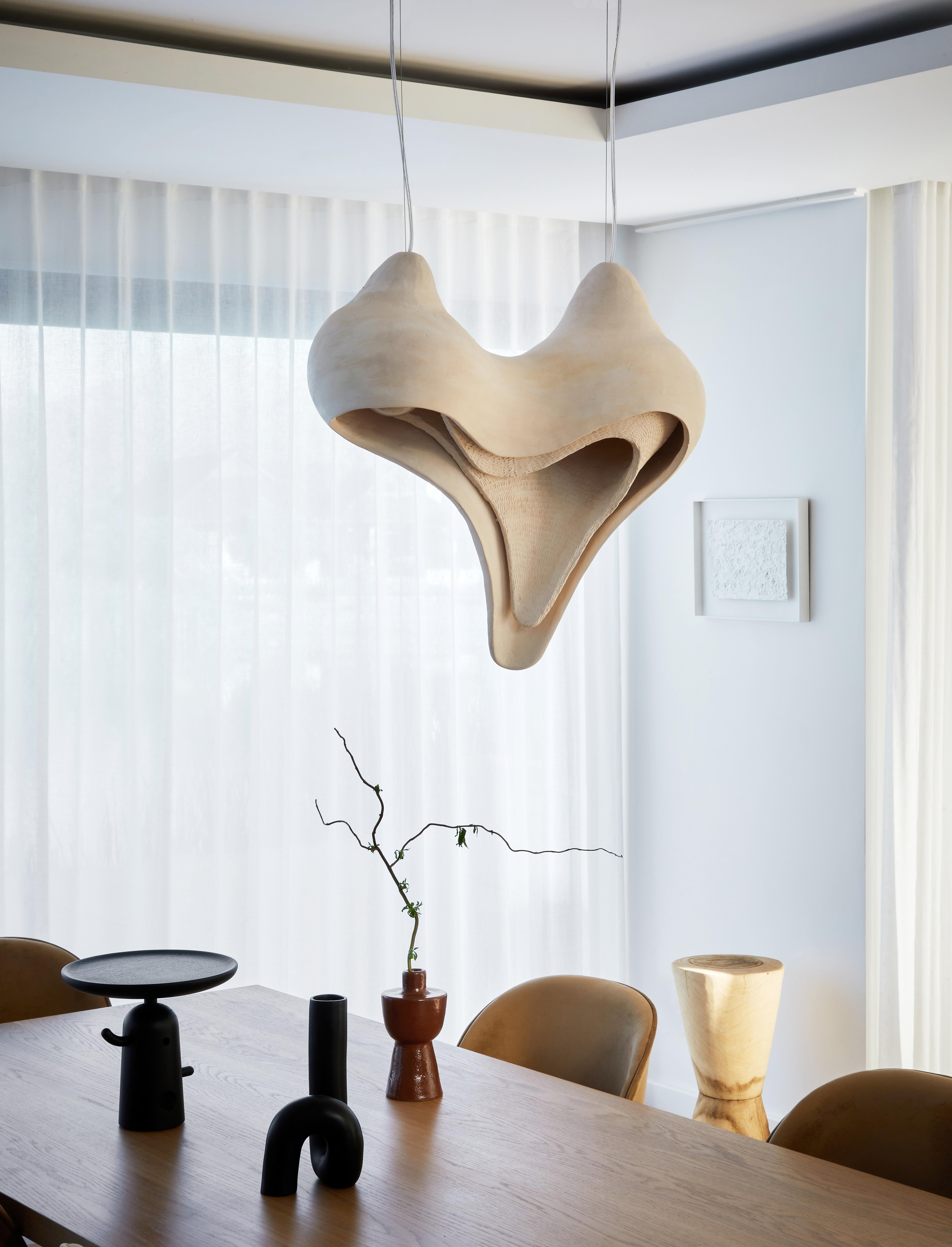 South African Large Womb Pendant Lamp by Jan Ernst