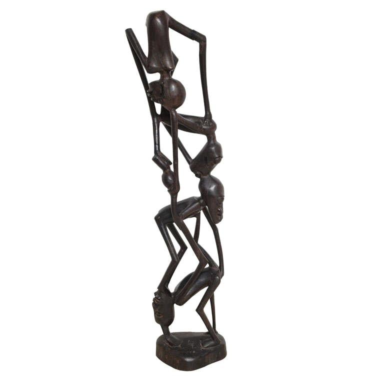 Large Wood African Sculpture For Sale at 1stDibs african wood
