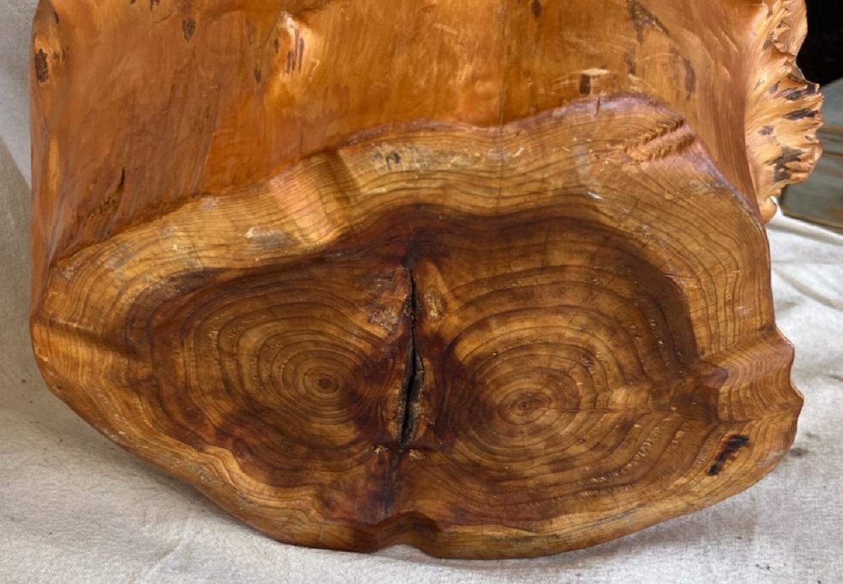 Cesta Grande de Madera Tallada a Mano Hecho a mano en venta