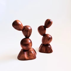 Large Wood Cactus Toothpick Holder