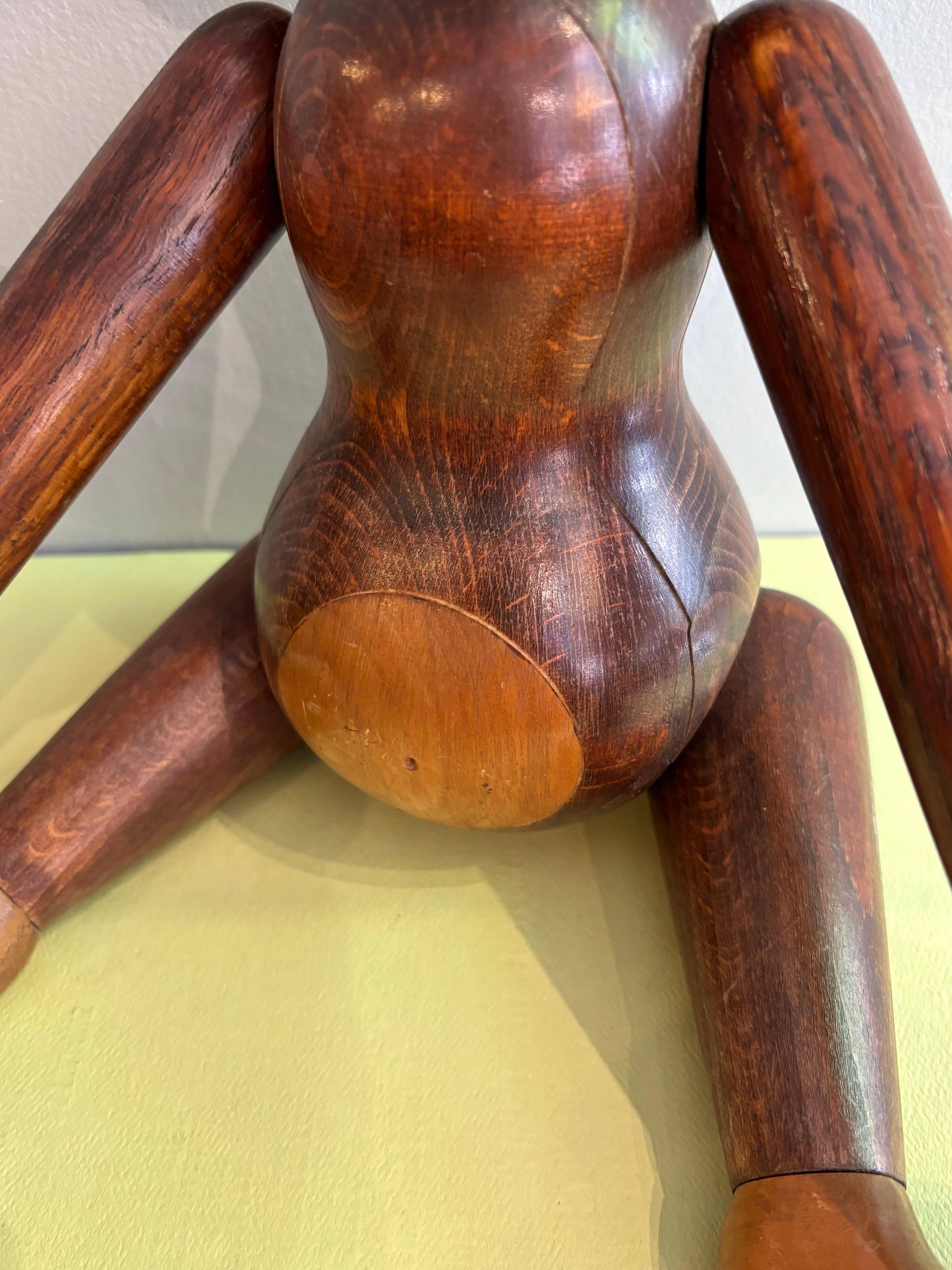 American Large Wood Monkey in the style of Kay Bojesen For Sale