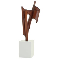 Large Wood Sculpture by Ricardo Morales