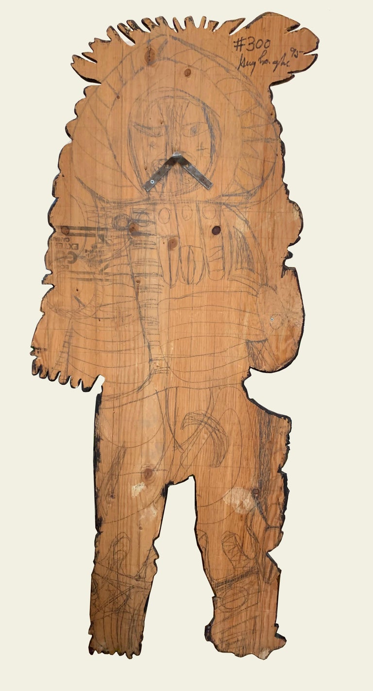 Large Wood Sculpture Wall Hanging at 1stDibs